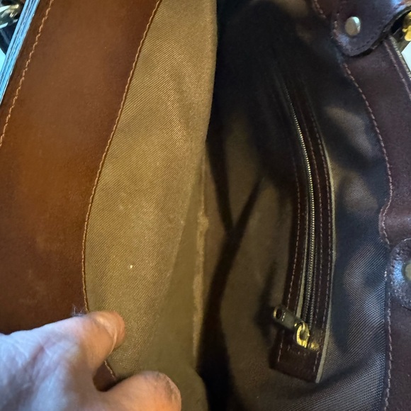 Vintage Brown Leather HIT Expandable Men’s Briefcase Attaché Bag Rare MINTY - Picture 10 of 14